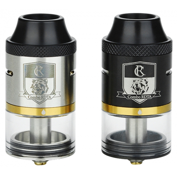 Atomizzatore Rigenerabile Polmonare IJOY Combo RDA 25mm Dripper ORIGINALE  (NO NICOTINA) (GUN-METAL) : : Salute e cura della persona