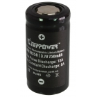 KeepPower Batteria al Litio IMR 18350 750mAh Polo Piatto